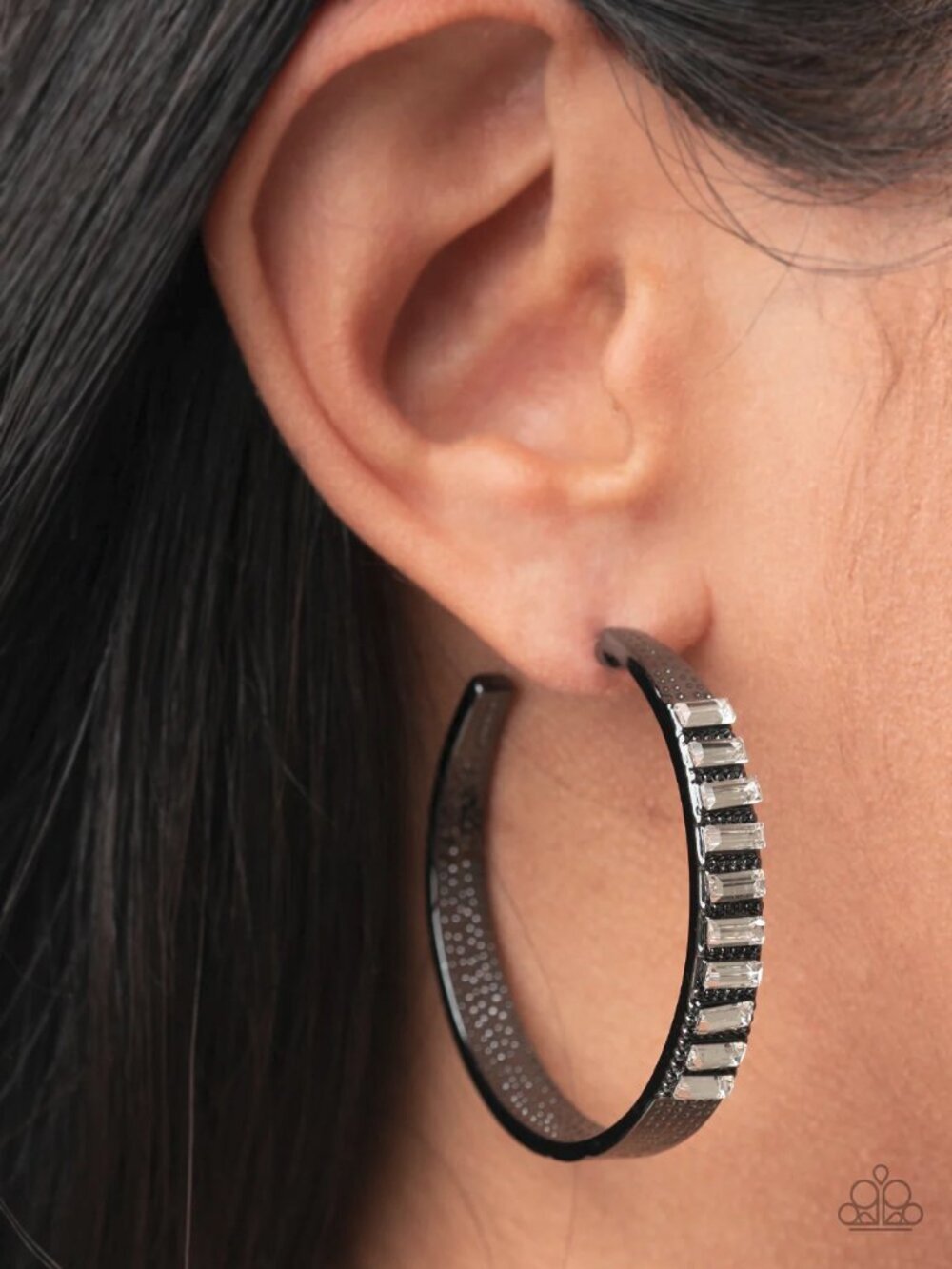 Paparazzi Jewelry Accessories - More To Love - Black Earrings - Vintage